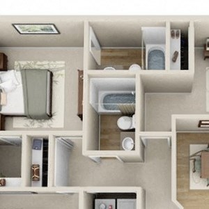 The Pointe Apartments 3x2 B Floor Plan The Pointe Apartments 3x2 B Floor Plan